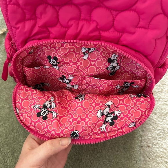 Vera Bradley Pink Quilted Backpack - Picture 4 of 10